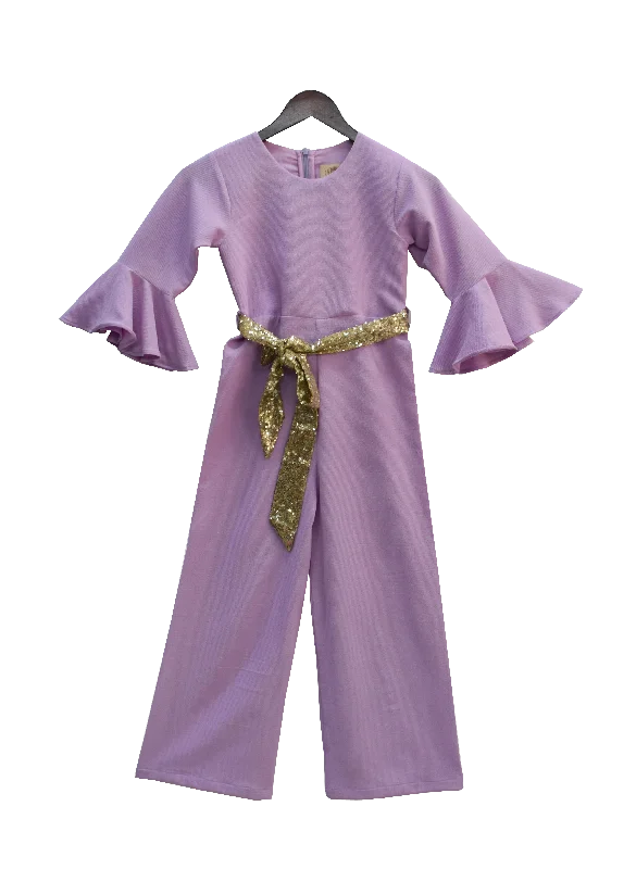 Girls Lilac Jumpsuit